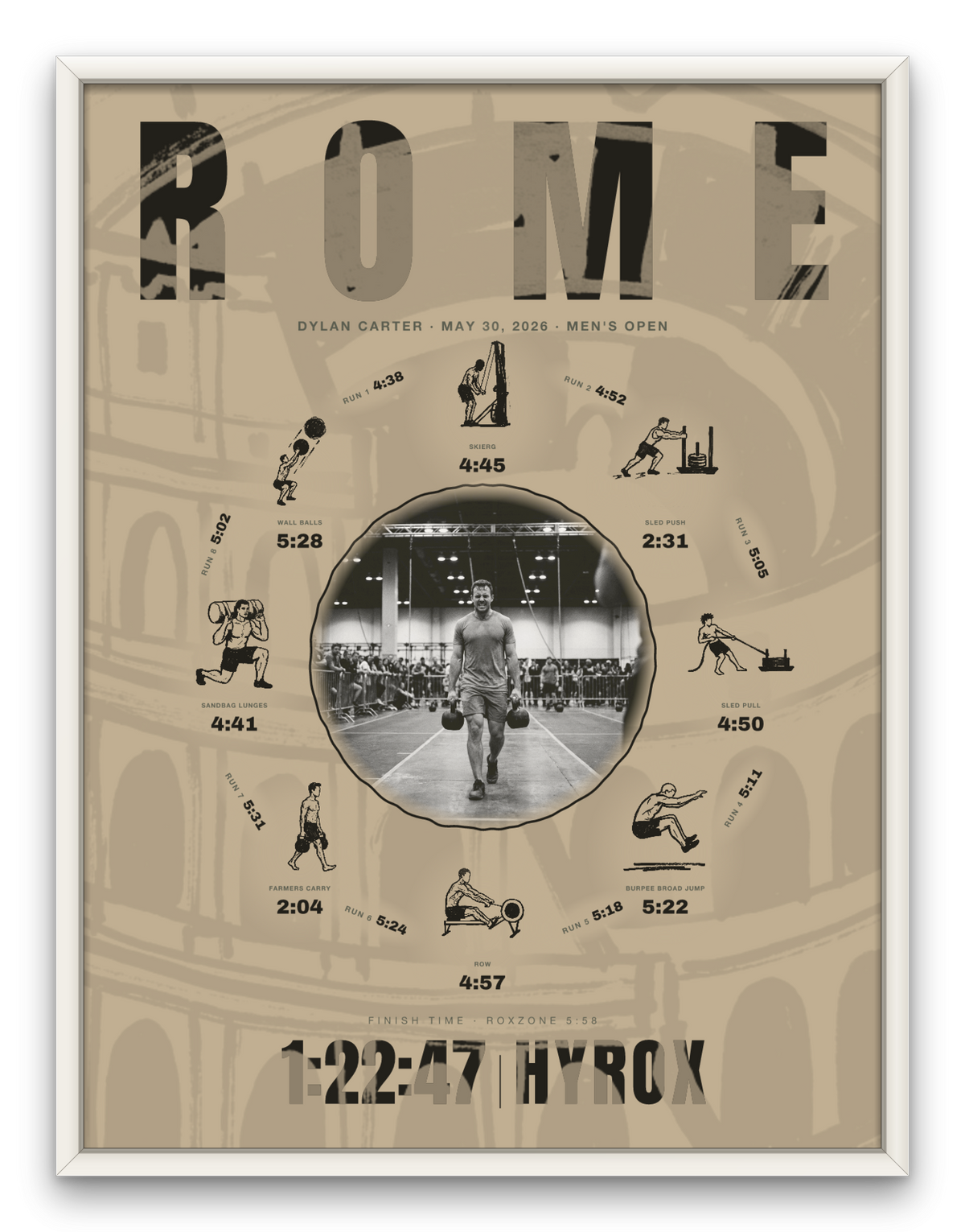 The Ink White frame