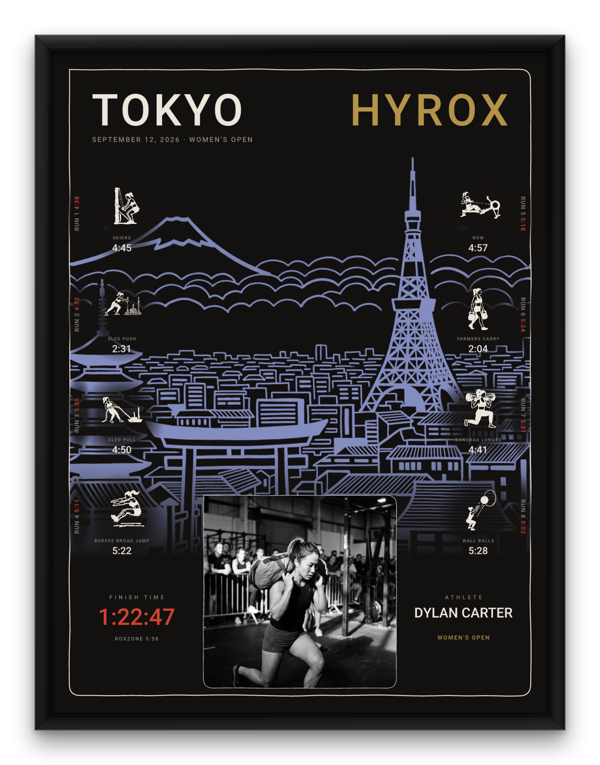 The Noir Black frame